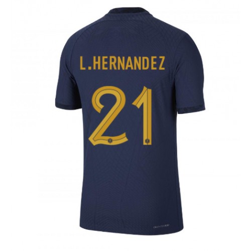 Francuska Lucas Hernandez #21 Domaci Dres SP 2022 Kratak Rukav